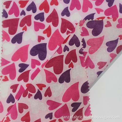 floral printed 100% cotton lawn fabric for curtain